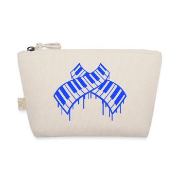 Graffiti Drop Piano Keys DJ Musical Instrument - Organic Pouch - nature - Front