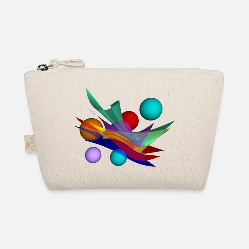 Design mit bicubic waves Bio-Täschchen