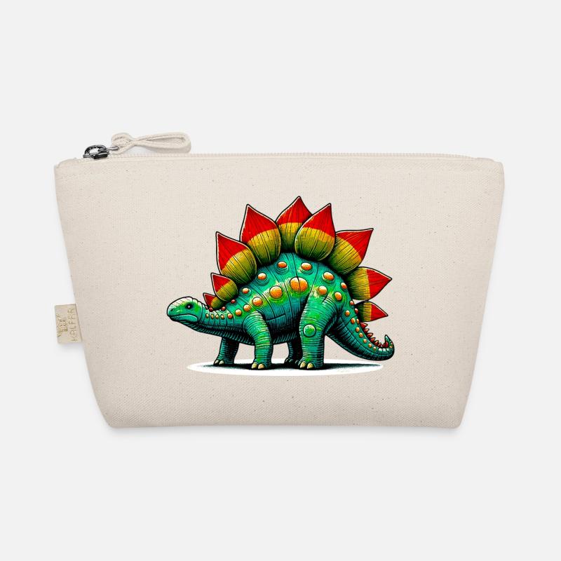 Dinosaurier - Bio-Täschchen - Natur