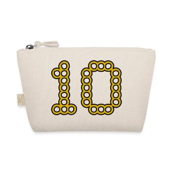 10. 10 YEARS. 10th ANNIVERSARY. 10 YEAR ANNIVERSARY. - Organic Pouch - nature - Front