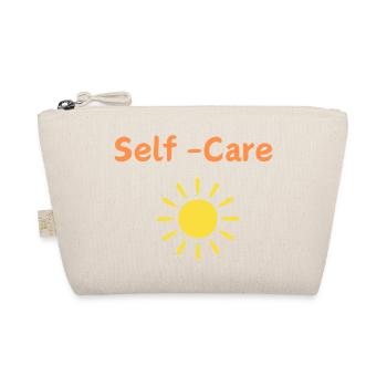 Sei du selbst, Self-Care, Sonnenschein für DICH - Bio-Täschchen - Natur - Vorne