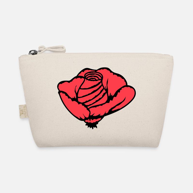 Hübsche Schöne Rose Blüte Blatt Röschen Romantisch Bio-Täschchen