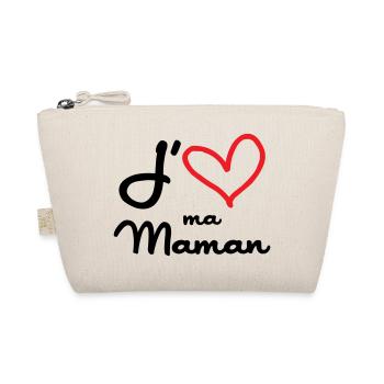 J'aime ma maman - Fête des Mères - Trousse biologique - nature - Devant