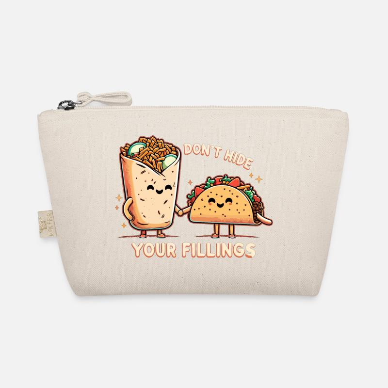 Ne cachez pas vos sentiments Taco Burrito Gift Trousse biologique