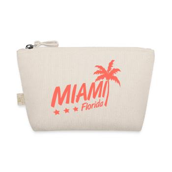 Miami États-Unis Palm Trees Beach Sun America Floride Logo - Trousse biologique - nature - Devant