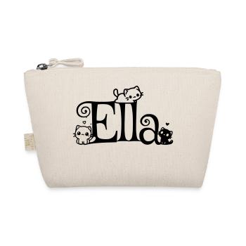 Ella nom Prénom Nom du chaton - Trousse biologique - nature - Devant