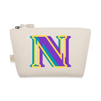 Multicolored letter n - Organic Pouch - nature - Front