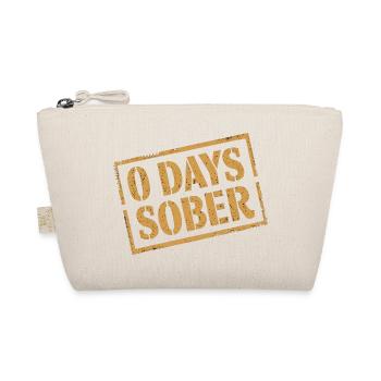 0 Days Sober 18 - Bio-Täschchen - Natur - Vorne