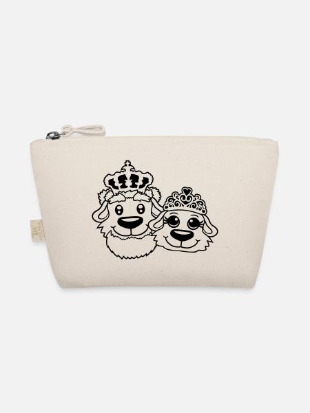 Deux Chiens Couronne Roi Reine Souverain Majesté - Trousse biologique - nature - Devant