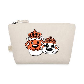Deux Chiens Couronne Roi Reine Souverain Majesté - Trousse biologique - nature - Devant