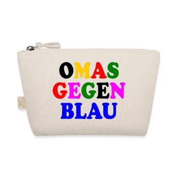 Omas gegen blau - Bio-Täschchen - Natur - Vorne