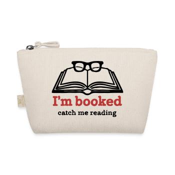 I’m Booked – Catch Me Reading - Bio-Täschchen - Natur - Vorne