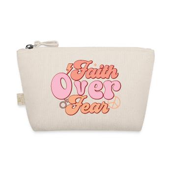faith over fear - Organic Pouch - nature - Front