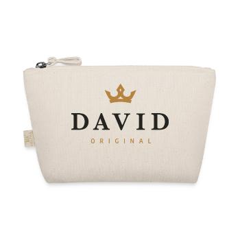 David Original Familienlogo - Bio-Täschchen - Natur - Vorne