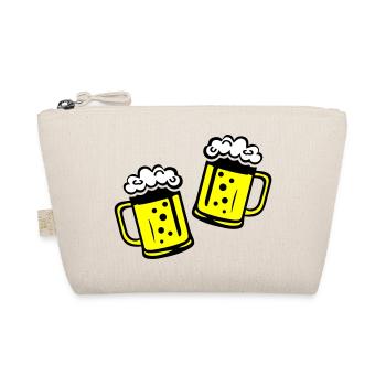 Bier Bierkrug Prost - Bio-Täschchen - Natur - Vorne