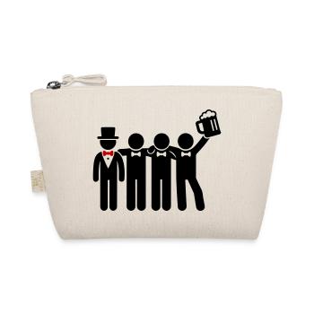 Groom Bachelor Party Crew Jga - Organic Pouch - nature - Front