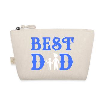 Best Dad Vatertag Vater Geburtstag Boy Girl - Bio-Täschchen - Natur - Vorne
