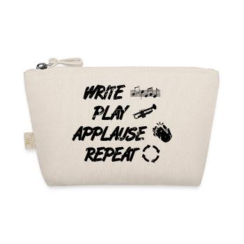 Trumpeter Saying - Organic Pouch - nature - Front