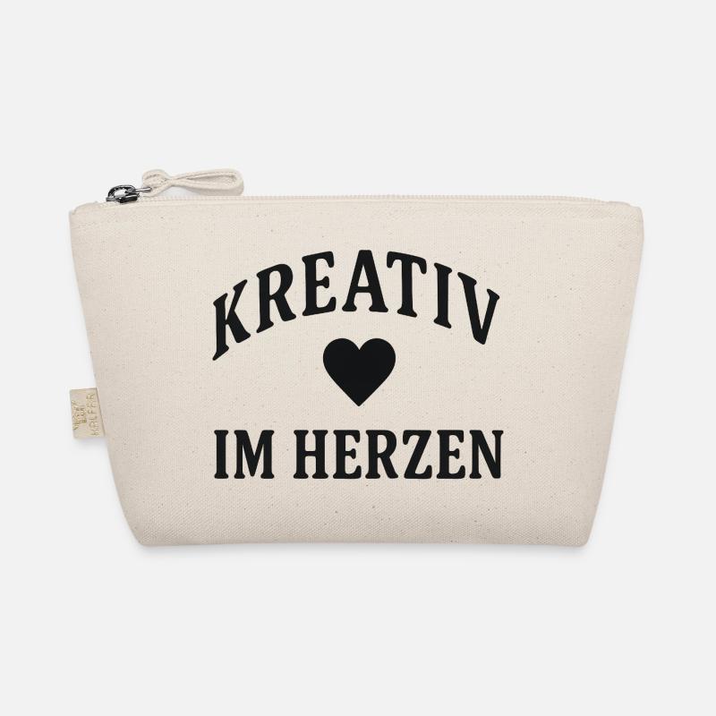 Herz Kreativ - Bio-Täschchen - Natur