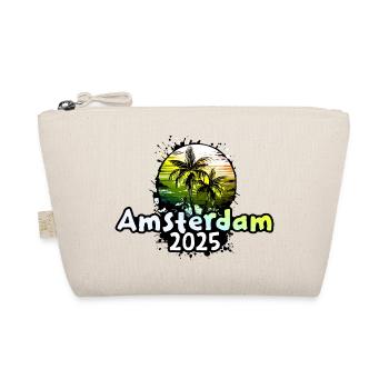 Amsterdam 2025 Holiday Palm Trees - Organic Pouch - nature - Front