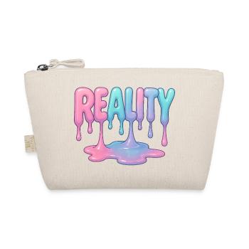 Reality - Dripping Pastel Font - Organic Pouch - nature - Front