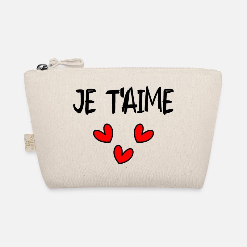 Cœurs flottants noirs et rouges Trousse biologique