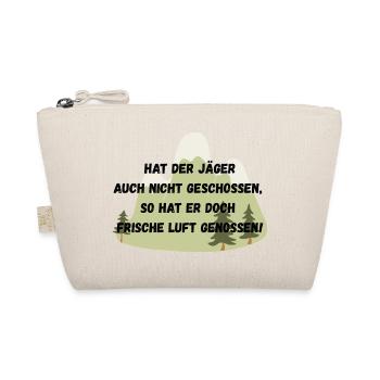 Humorous mountaineer saying - Organic Pouch - nature - Front