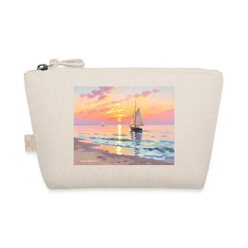 Nautical Sunset on the Beach - Organic Pouch - nature - Front