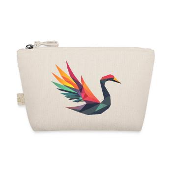 Cygne géométrique avec des ailes arc-en-ciel - Trousse biologique - nature - Devant