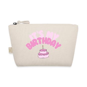 C’est ma chemise d’anniversaire | Anniversaire avec gâteau - Trousse biologique - nature - Devant