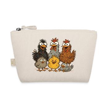 Poulet coloré motif de dessin animé - Trousse biologique - nature - Devant