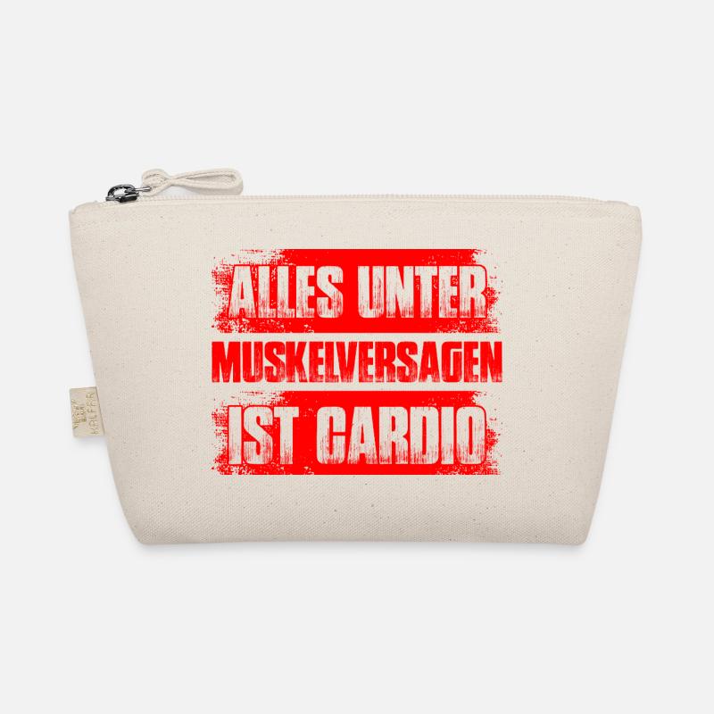 Cardio Bodybuilding Bodybuilder Gym Strength Training Organic Pouch