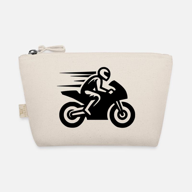 Racing Motorcycle Motorcyclist Motorcycle Racing Machine Organic Pouch