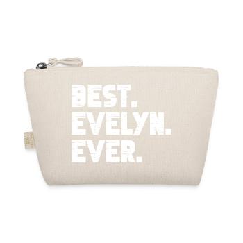 Best Evelyn Ever Geschenk Spruch - Bio-Täschchen - Natur - Vorne
