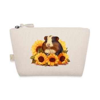 Cochon d’Inde mignon aux tournesols - Trousse biologique - nature - Devant