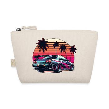 JDM car Japanese Retro Car Racing Drifting Legend - Organic Pouch - nature - Front