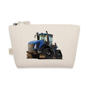 Tractor with crawler drive - Organic Pouch - nature - Front