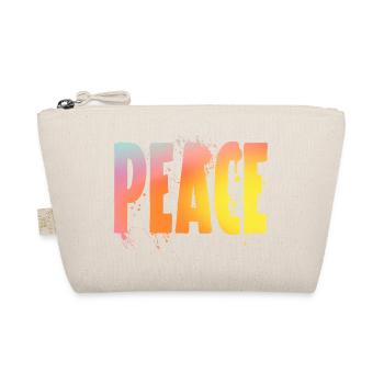 Peace - Bio-Täschchen - Natur - Vorne