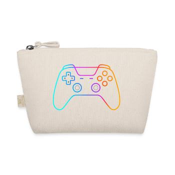 Manette de jeu néon - Motif de manette coloré - Trousse biologique - nature - Devant