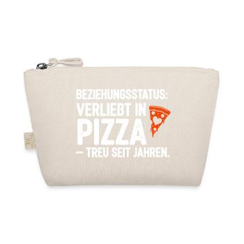 Relationship Status In Love With Pizza - Organic Pouch - nature - Front
