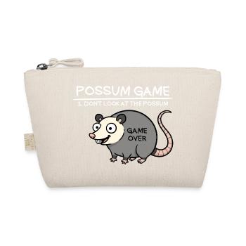 Possum Game Don't Look at the Possum Funny P - Organic Pouch - nature - Front