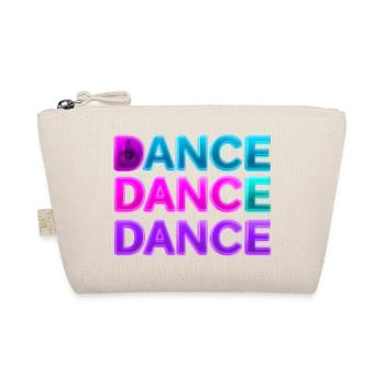 DANCE DANCE DANCE – Neon 80s with speakers - Organic Pouch - nature - Front