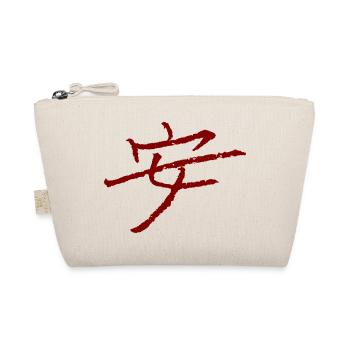 Peace - In Chinese / INK - Organic Pouch - nature - Front