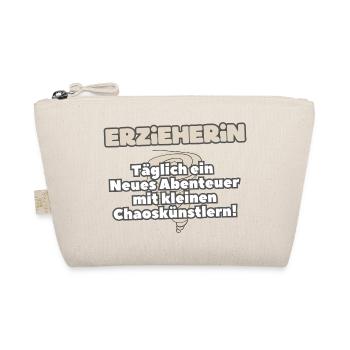 Kindergarten teacher Everyday adventures with chaos artists - Organic Pouch - nature - Front