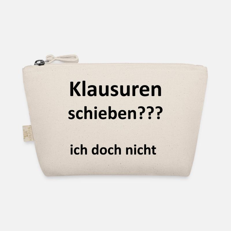 Unispruch "Klausuren schieben" Geschenk, Studenten Bio-Täschchen