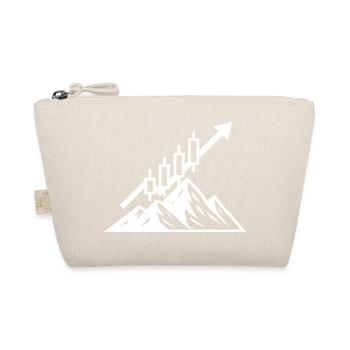 THE CLIMB OF A TRADER – NO LUCK, JUST SKILL - Organic Pouch - nature - Front