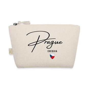 Design élégant Prague, j’adore Prague - Trousse biologique - nature - Devant