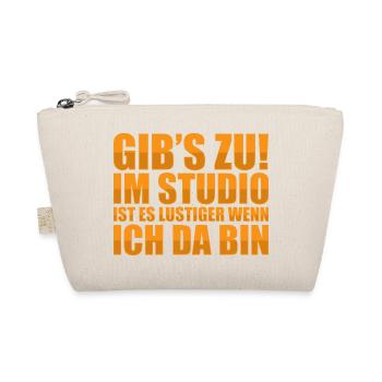 Admit it! Bodybuilding Bodybuilder Gym Weight Lifting - Organic Pouch - nature - Front