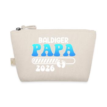 SOON DAD 2026 Fatherhood Funny - Organic Pouch - nature - Front