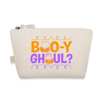 Halloween Gender Reveal - Organic Pouch - nature - Front